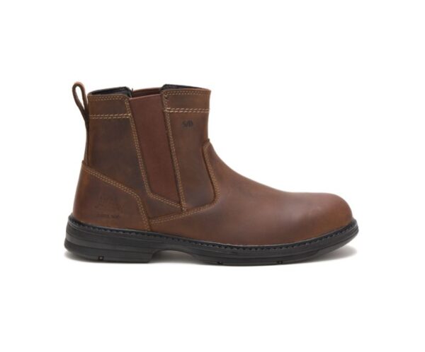 Cat Inherit Pull On Botas de Trabajo Caterpillar con Punta de Acero para Hombre