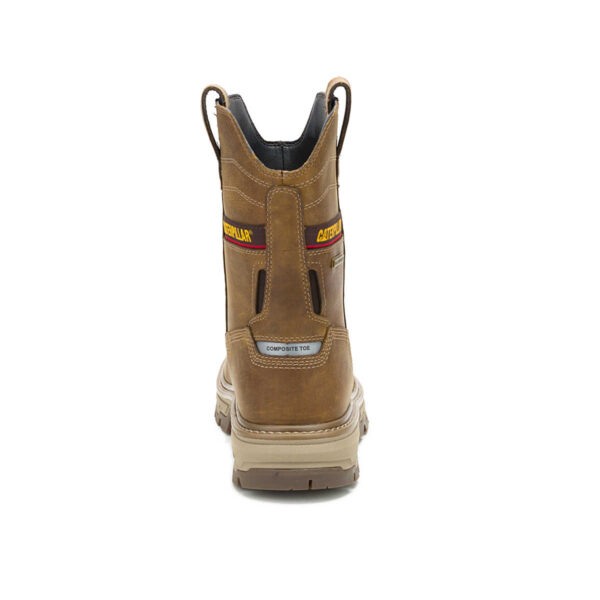 Cat Colorado Equip Wellington Botas de Trabajo Caterpillar Impermeables con Punta Compuesta de Carbono para hombres - Imagen 5